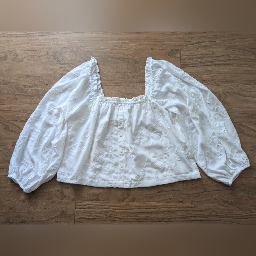 American Eagle Outfitters White Blouse